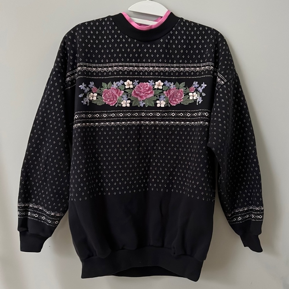 VINTAGE floral sweatshirt